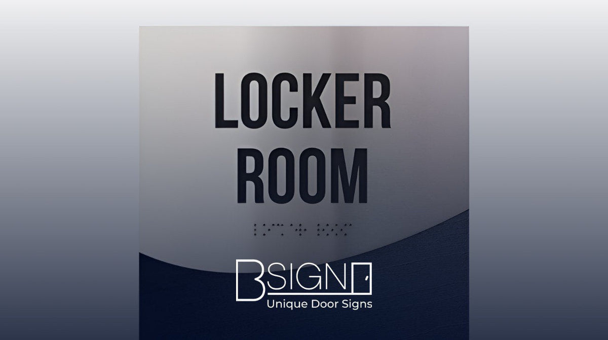 Why information room number signs are important in hospitals and schools