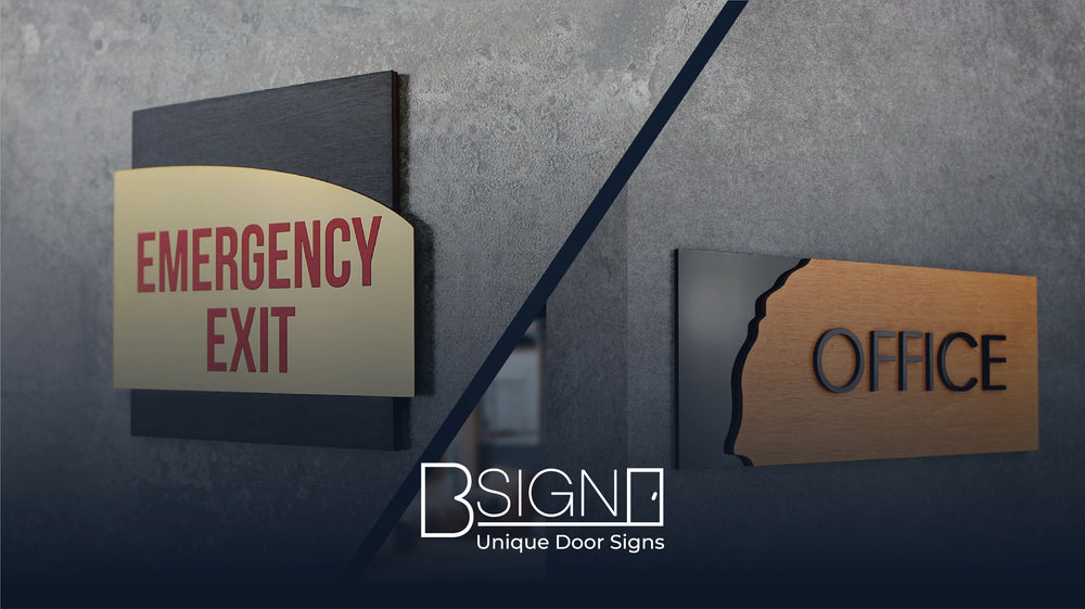 Interior signs and their impact on employee productivity | BSign Store