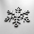 A close-up image of a snowflake-shaped object, which appears to be made of metal or a similar material. - Photo #3