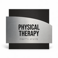 a sign or label that reads "PHYSICAL THERAPY" in large, bold letters. - Photo #1