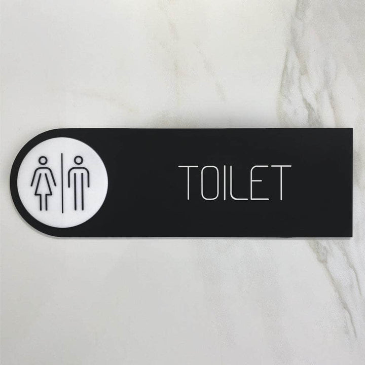 Bathroom Signs Interior Toilet Sign — Acrylic Sign