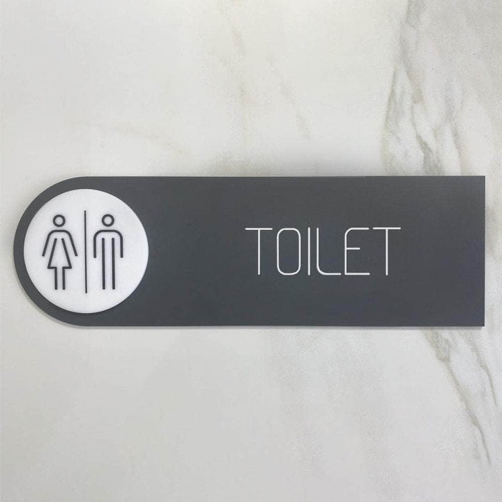 Bathroom Signs Interior Toilet Sign — Acrylic Sign