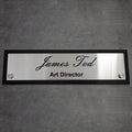 Information signs Tabletop Nameplate Sign Acrylic & Stainless steel - Photo #2