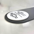 Bathroom Signs Interior Toilet Sign — Acrylic Sign - Photo #4