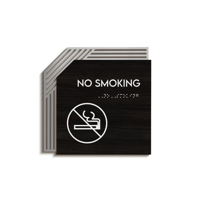 a no smoking sign on a white background