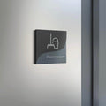 Bathroom Signs Baby Change Sign for Mother — "Gray Calm" Design - Photo #2