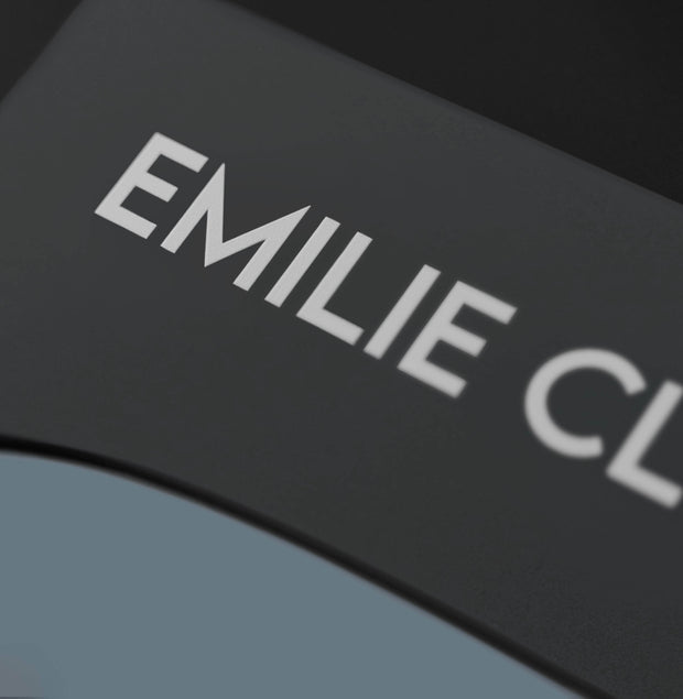 Door Signs Door Sign with Name — Double Acrylic Sign — "Gray Calm"