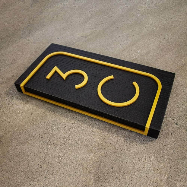 Door Numbers Door Number Sign - Interior Wall Plate