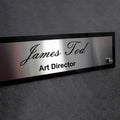 Information signs Tabletop Nameplate Sign Acrylic & Stainless steel - Photo #5