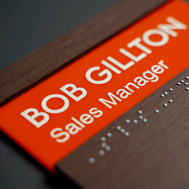 Door Numbers Door Numbers Sign - Acrylic & Wood  - "Genova" Design