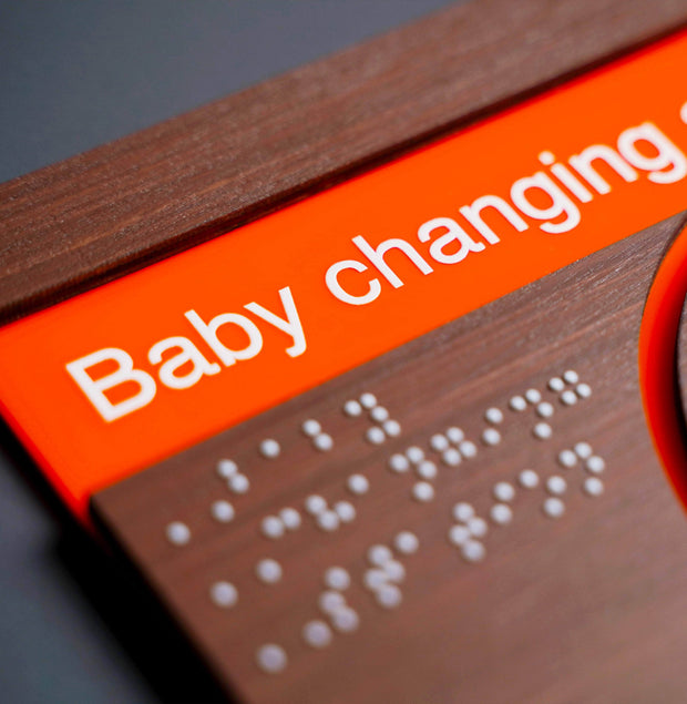 Information signs Fire Hydrant Sign: Wood & Acrylic Plate — "Genova" Design
