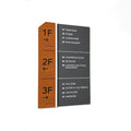 Directional Wayfinding Sign - Wooden Plate "Dragon" Design - Photo #3