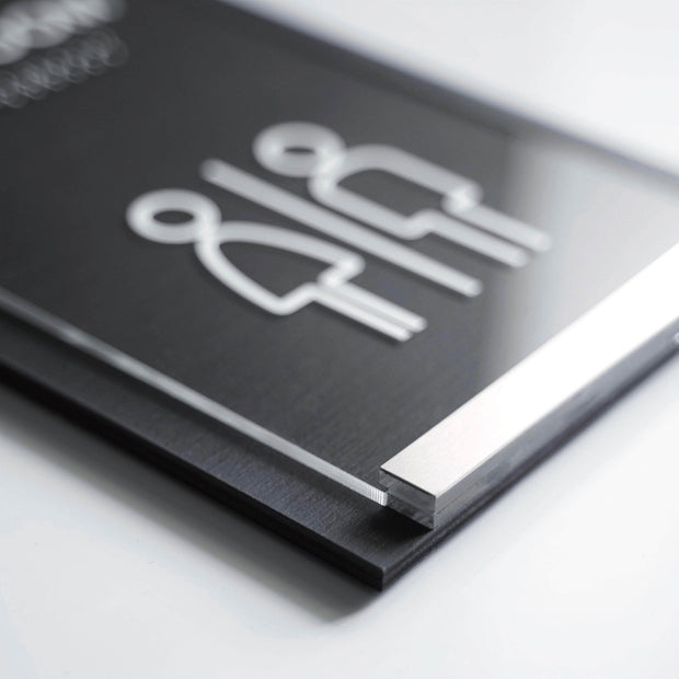 Information signs Wi-Fi Signs: Steel Sign — "Otherside" Design