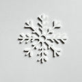 A white snowflake design against a plain white background. - Photo #8