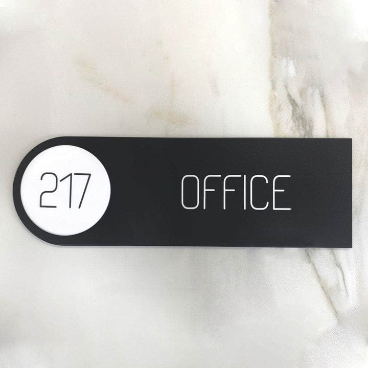Door Signs Door Number Sign - Acrylic Style