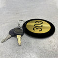 Keychain Acrylic & Stainless Steel Number - Photo #4