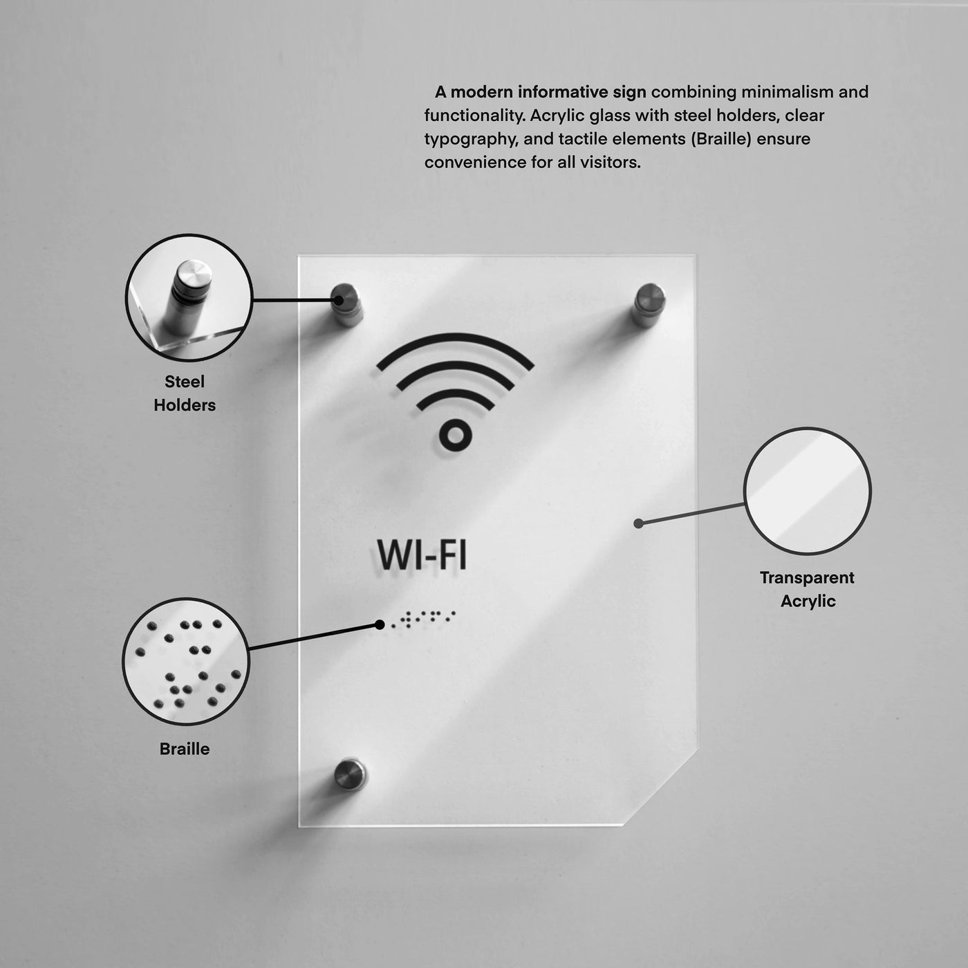 a diagram of a wi - fi system on a wall