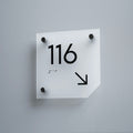 a white square clock with black numbers on it - Photo #5