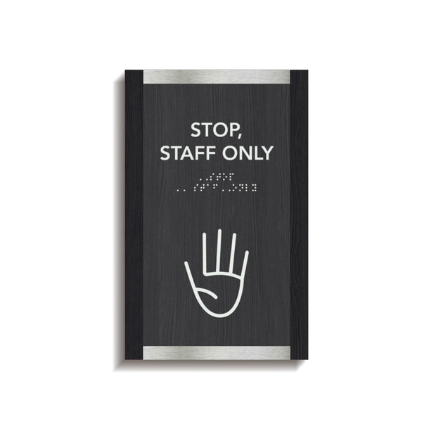 Information signs Staff Only Door Sign for Office: "Otherside" Design