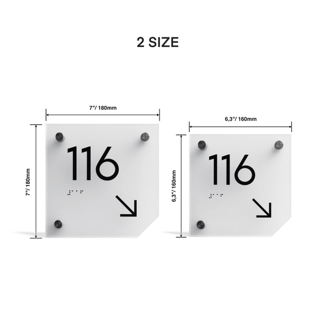 a white clock with two numbers on it