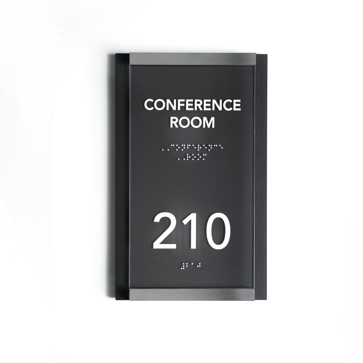 a sign that says conference room on it