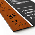 Directional Wayfinding Sign - Wooden Plate "Dragon" Design - Photo #5