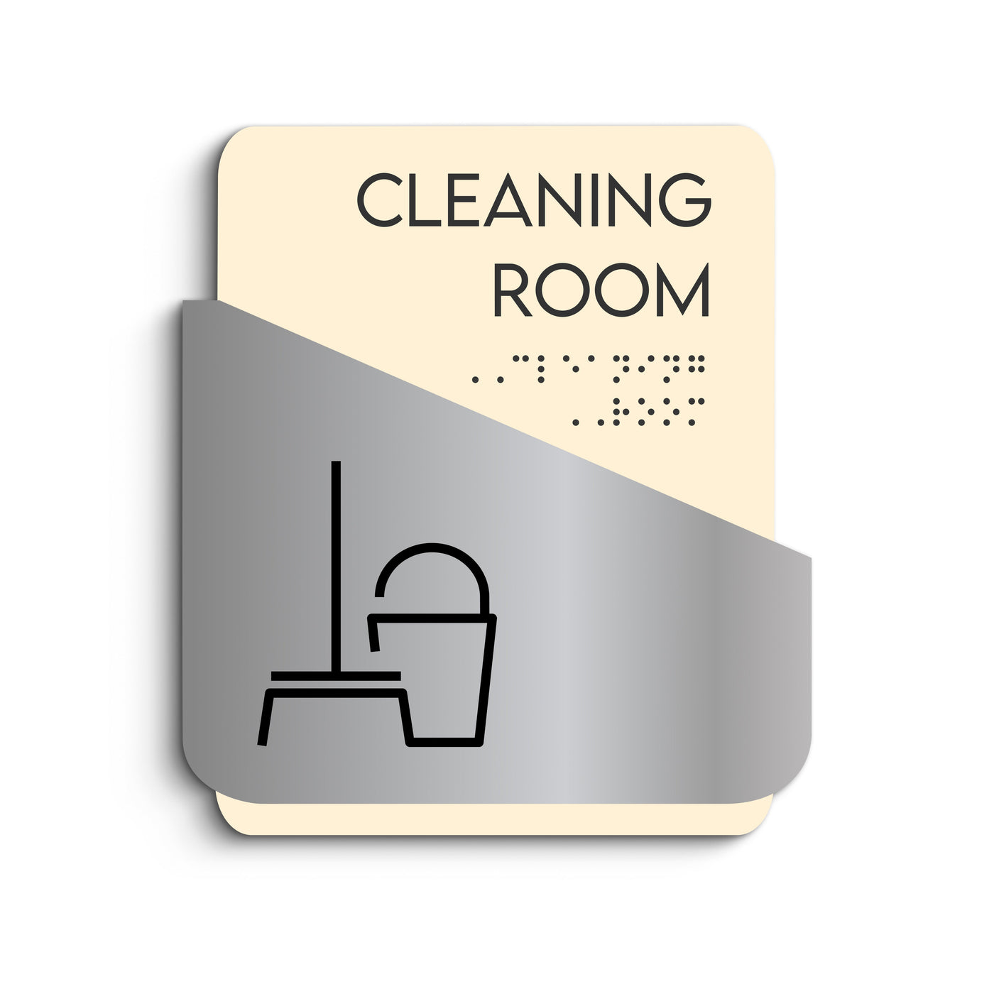 Information Signs - Cleaning Room Signage "Downhill" Design