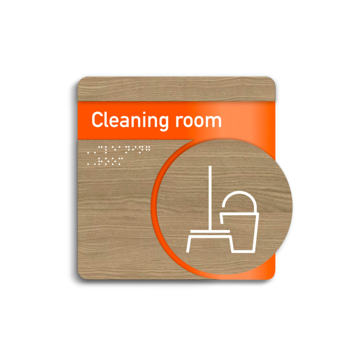 Information Signs - Cleaning Room Signage "Genova" Design