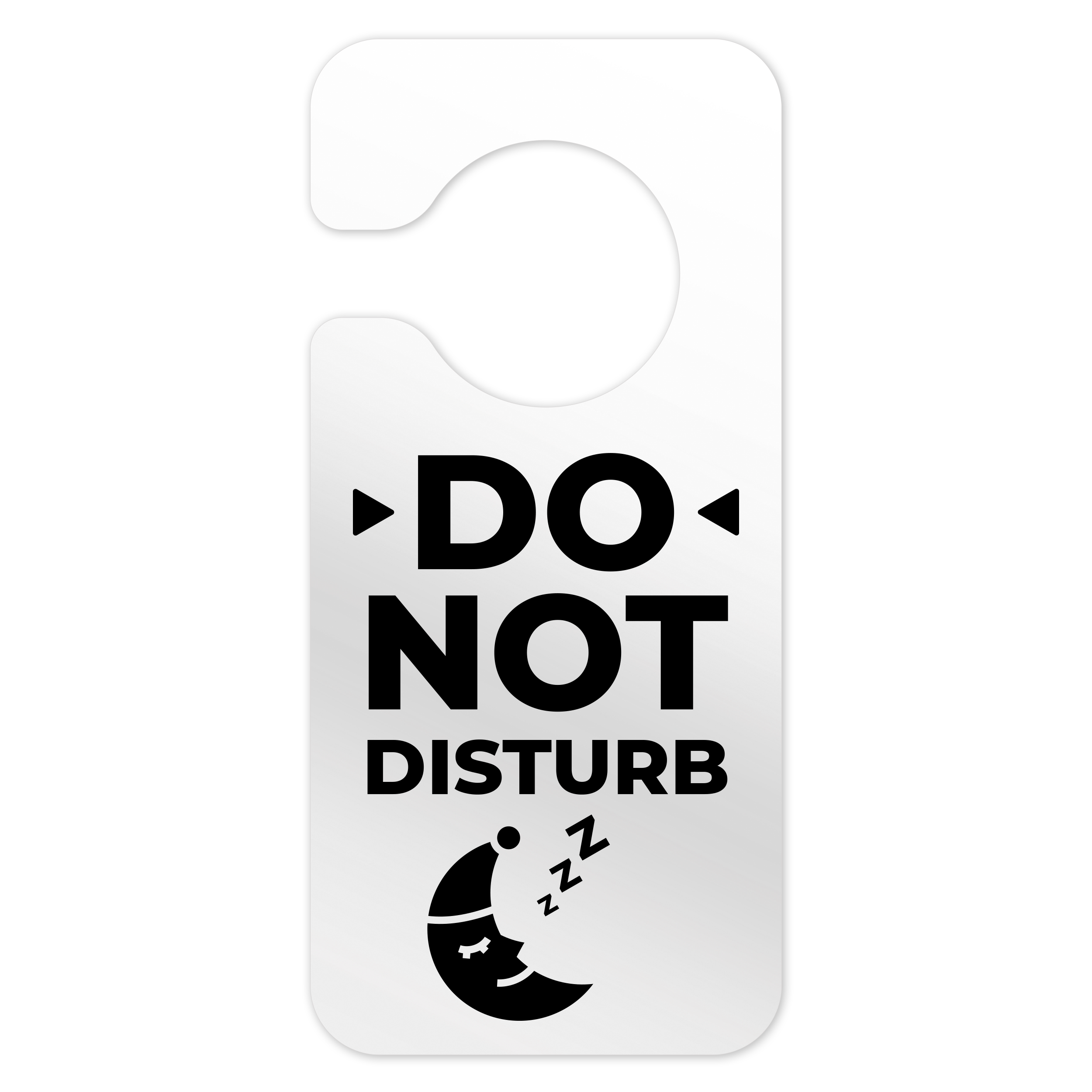 Do Not Disturb Door Hanger Sign: Clear Acrylic Sign | BSign Store