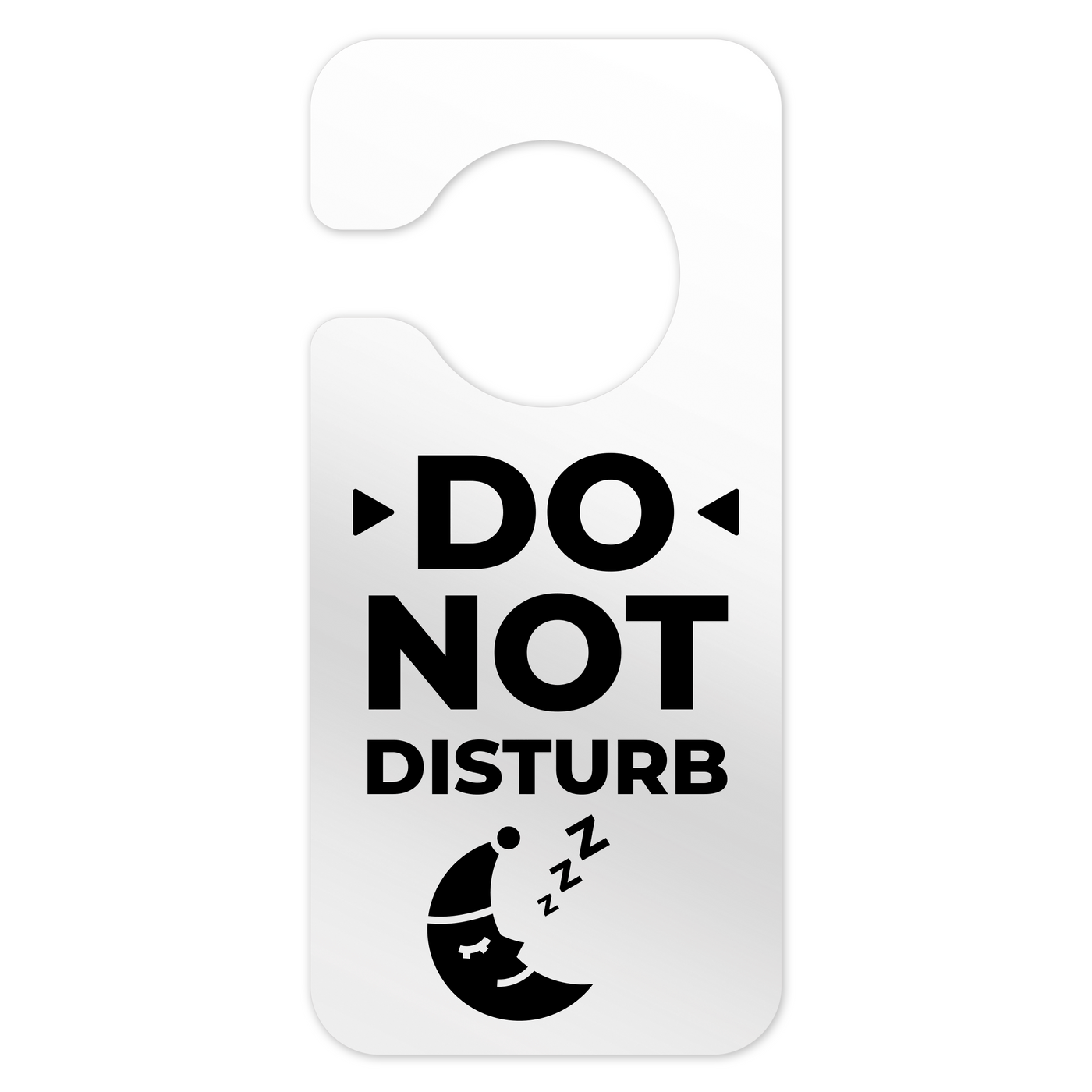 Door Signs - Don't Disturb Door Hanger - Clear Acrylic