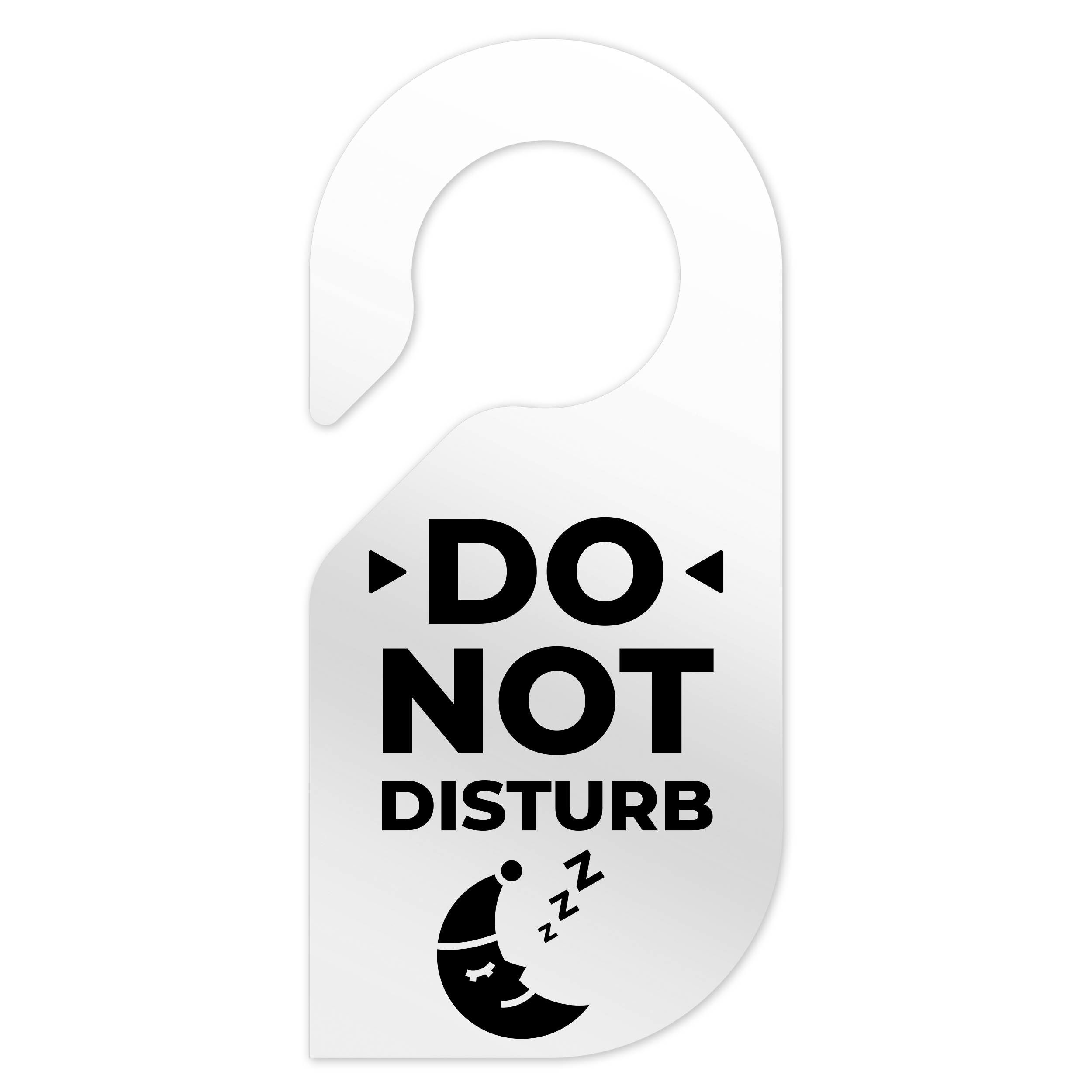 Do Not Disturb Sign for Door: Clear Acrylic Sign | BSign Store