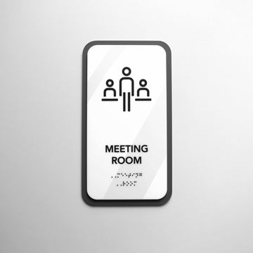 Acrylic Meeting Room Sign — "Elegant" Design - Photo #4