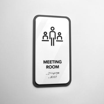 Acrylic Meeting Room Sign — "Elegant" Design - Photo #5