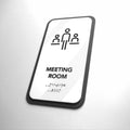 Acrylic Meeting Room Sign — "Elegant" Design - Photo #8