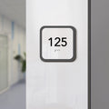 Acrylic Room Number Sign — "Elegant" Design - Photo #1