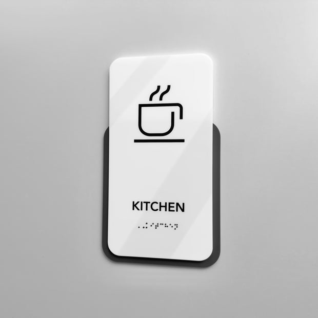 Acrylic Kitchen Sign — "Elegant" Design