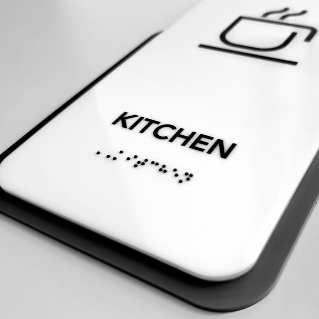 Acrylic Kitchen Sign — "Elegant" Design