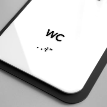 Acrylic WC Restroom Sign — "Elegant" Design - Photo #5