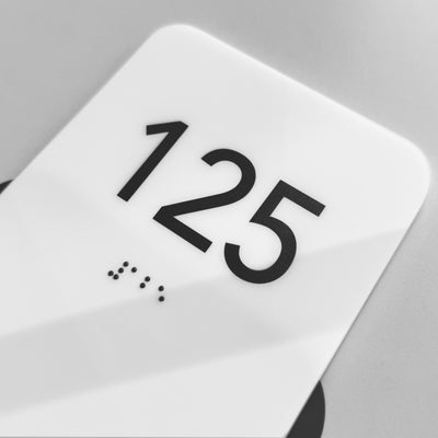 Acrylic Office Name Sign — "Elegant" Design