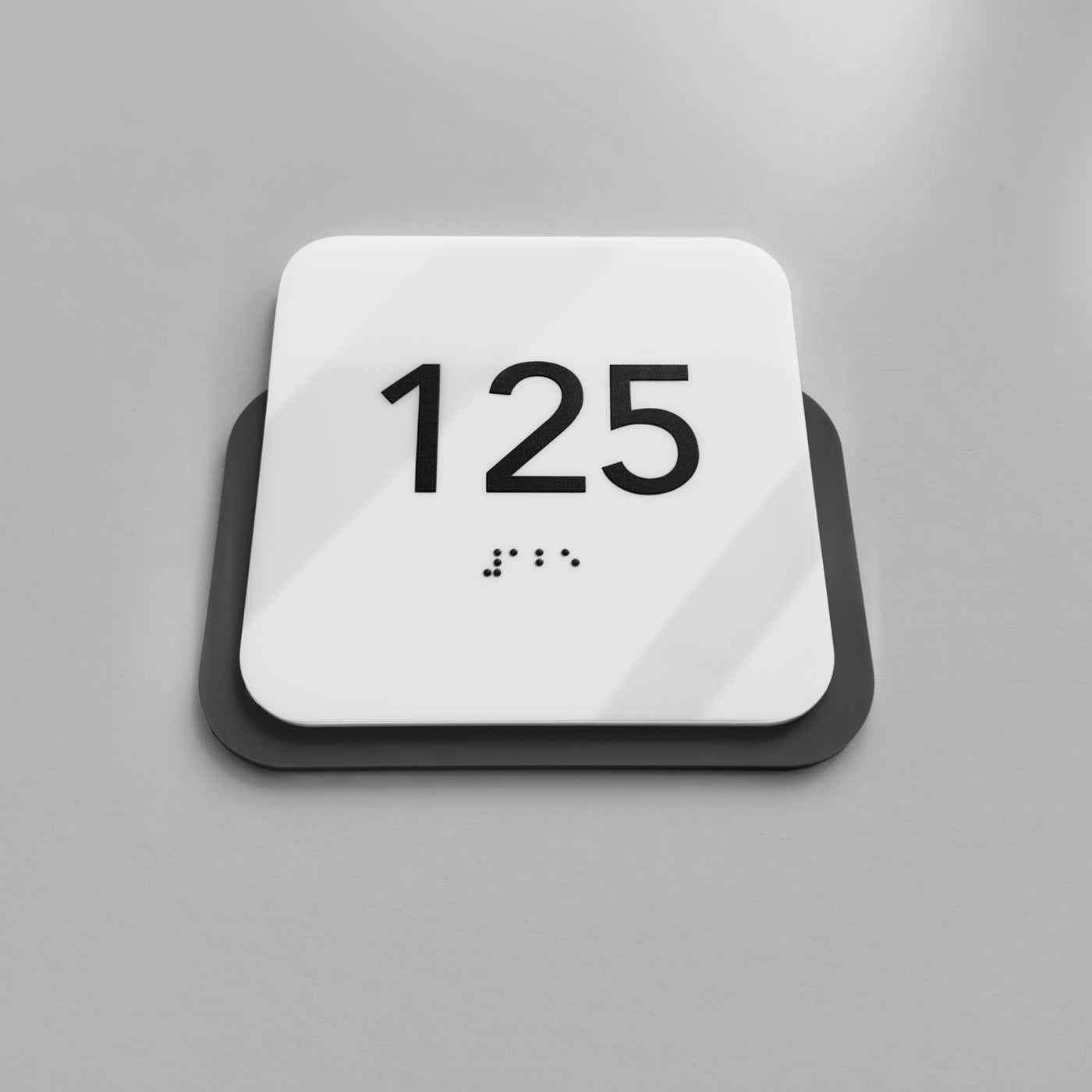 Acrylic Door Number Sign — "Elegant" Design
