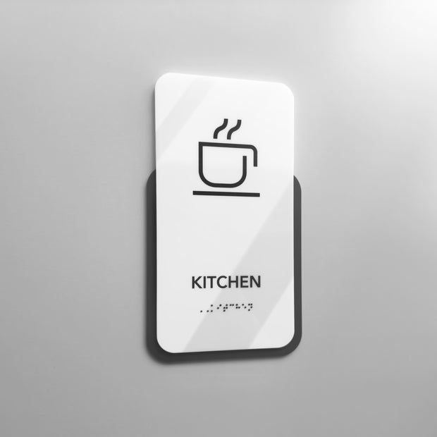 Acrylic Kitchen Sign — "Elegant" Design