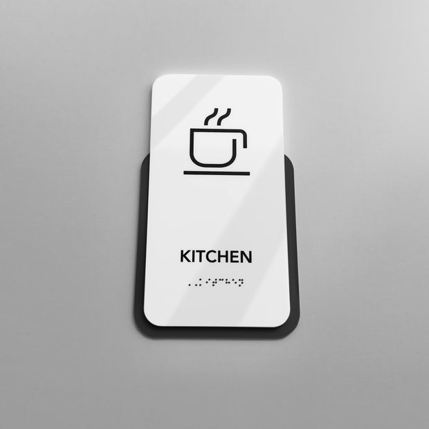 Acrylic Kitchen Sign — "Elegant" Design