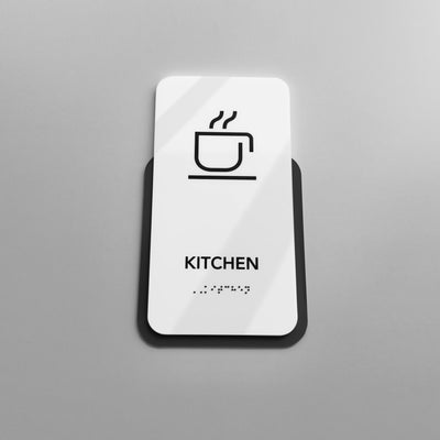 Acrylic Kitchen Sign — "Elegant" Design
