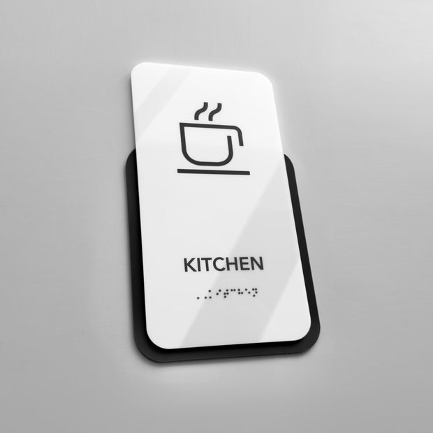 Acrylic Kitchen Sign — "Elegant" Design