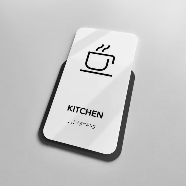 Acrylic Kitchen Sign — "Elegant" Design