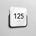 Custom Acrylic Door Number Sign — Elegant Design - Photo #9