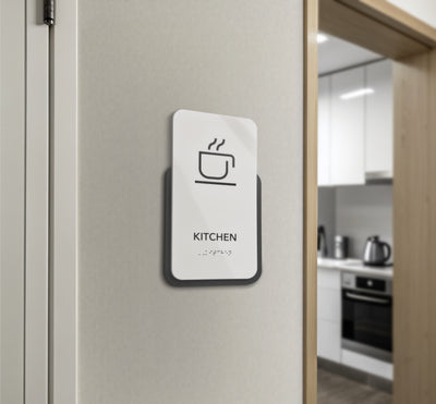 Acrylic Kitchen Sign — "Elegant" Design