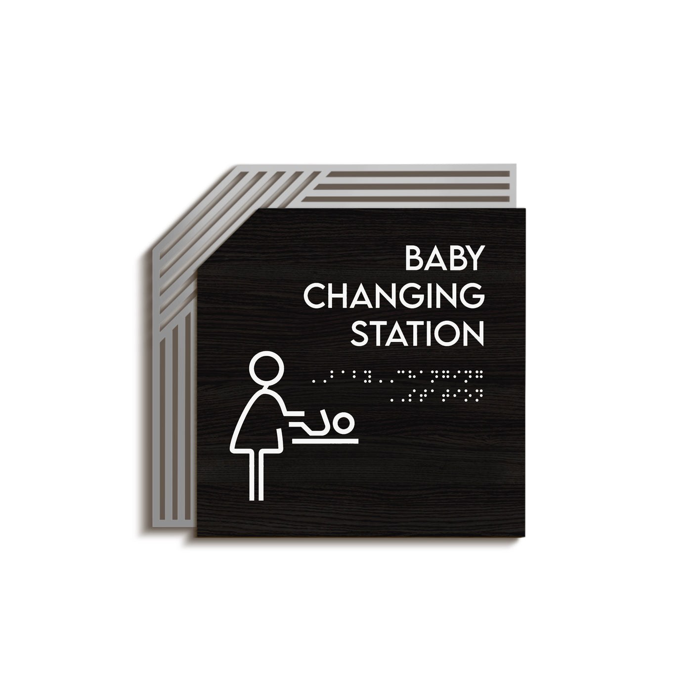 Baby Change Sign for Mother — " Authentic " Design