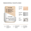 Wayfinding Sign: Custom Steel Wall Plate — "Downhill" Design - Photo #3