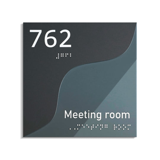 Double Acrylic Meeting Room Sign — 